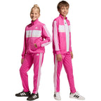 adidas Seasonal Essentials Tiberio 3-Stripes Tricot Kids’ Tracksuit Pink KS5519