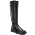 Women's leather boots, black, Potocki JE19500