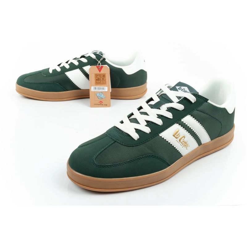 Lee Cooper men's sneakers, fashionable, comfortable, durable, green To be categorized Your Sports Performance
