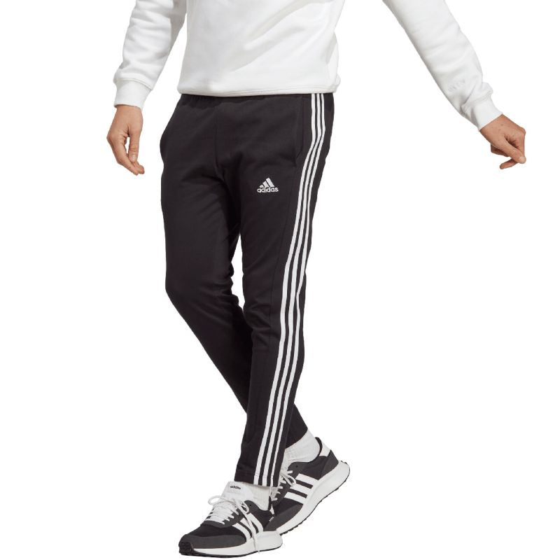 adidas Essentials Single Jersey Tapered Open Hem 3-Stripes M IC0044 Clothing/Training Adidas