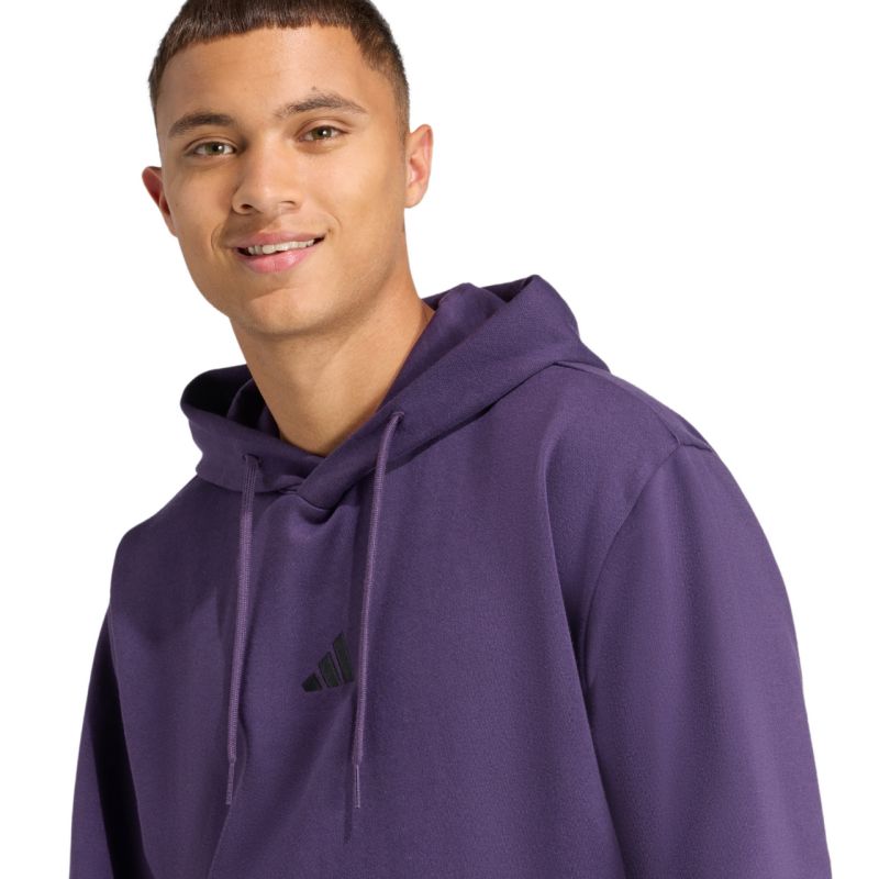 Men's adidas Essentials Feelcozy purple sweatshirt JX5661 adidas