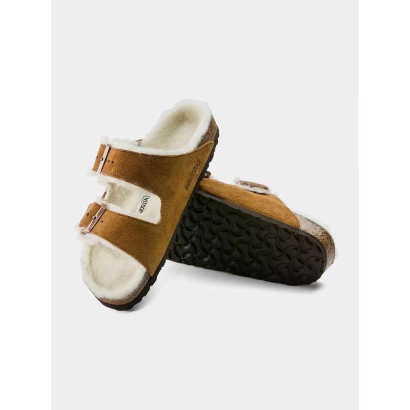 Birkenstock Arizona Shearling Mink W 1001135 flip-flops Footwear/Lifestyle/Birkenstock Birkenstock