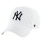47 Brand New York Yankees Mlb Clean Up Cap B-RGW17GWS-WHA Clothing/Lifestyle/47 Brand Your Sports Performance