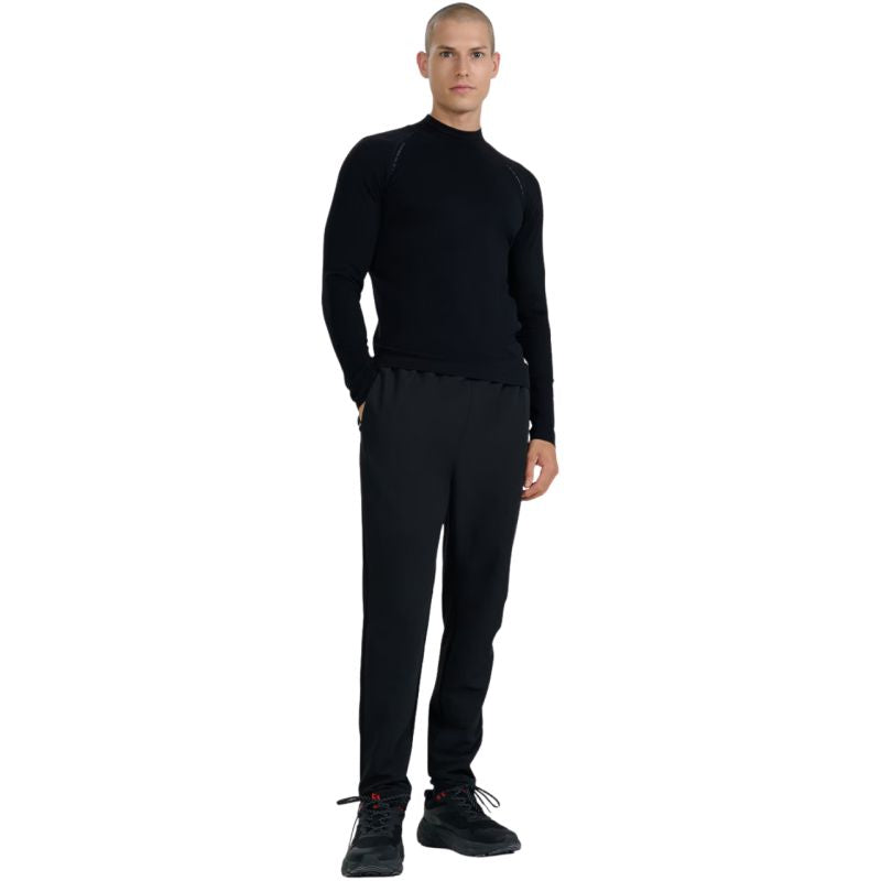 Men's longsleeve t-shirt 4F M417 deep black 4FWAW25TFLOM417 20S In preparation Your Sports Performance