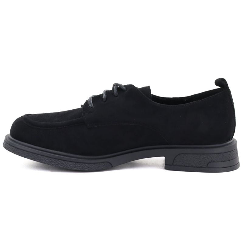 Women's black suede shoes Vinceza 62332