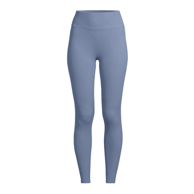 CASALL Multi Rib Seamless High Waist Tights blue leggings Import z PMSport Your Sports Performance