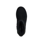 Skechers Slip-Ins Ankle Boots- Keep Cozy 169143-BBK Black In preparation Your Sports Performance