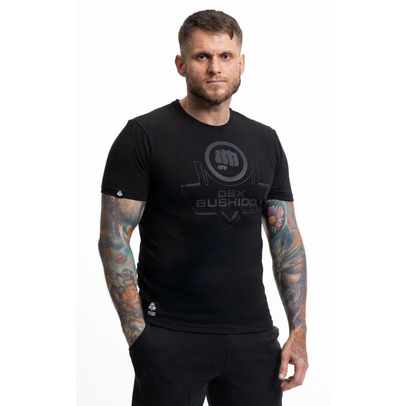 Premium cotton T-Shirt with the DBX Bushido logo ODZIEŻ - Koszulki treningowe Your Sports Performance