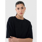 Women's regular waffle knit T-shirt 4F 4FRSS25TTSHF2651-20S *Kategoria tymczasowa Your Sports Performance