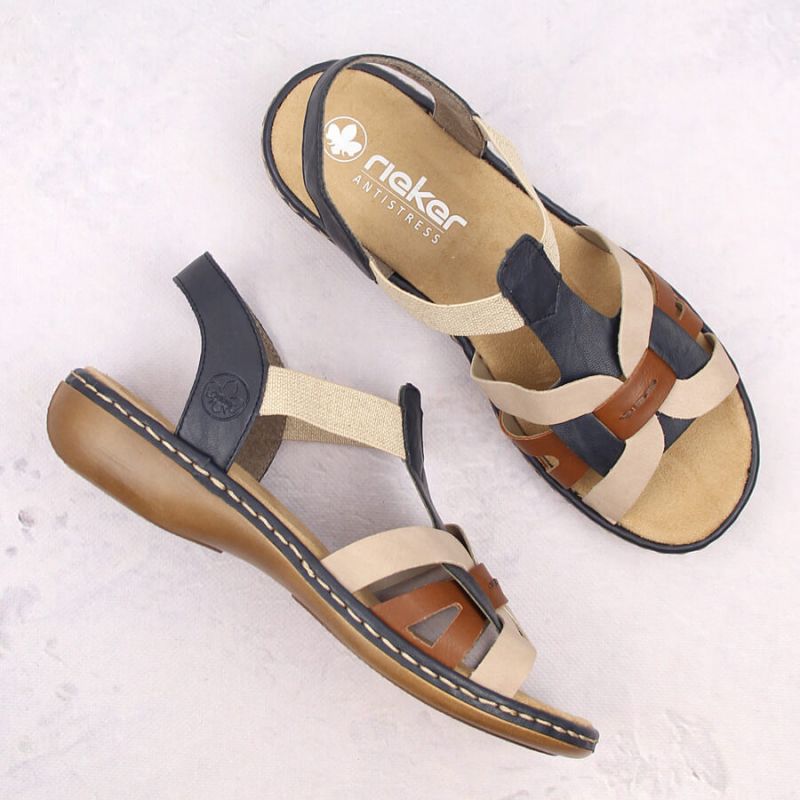Comfortable Rieker W RKR662 multicolor sandals Footwear/Lifestyle/Rieker Your Sports Performance