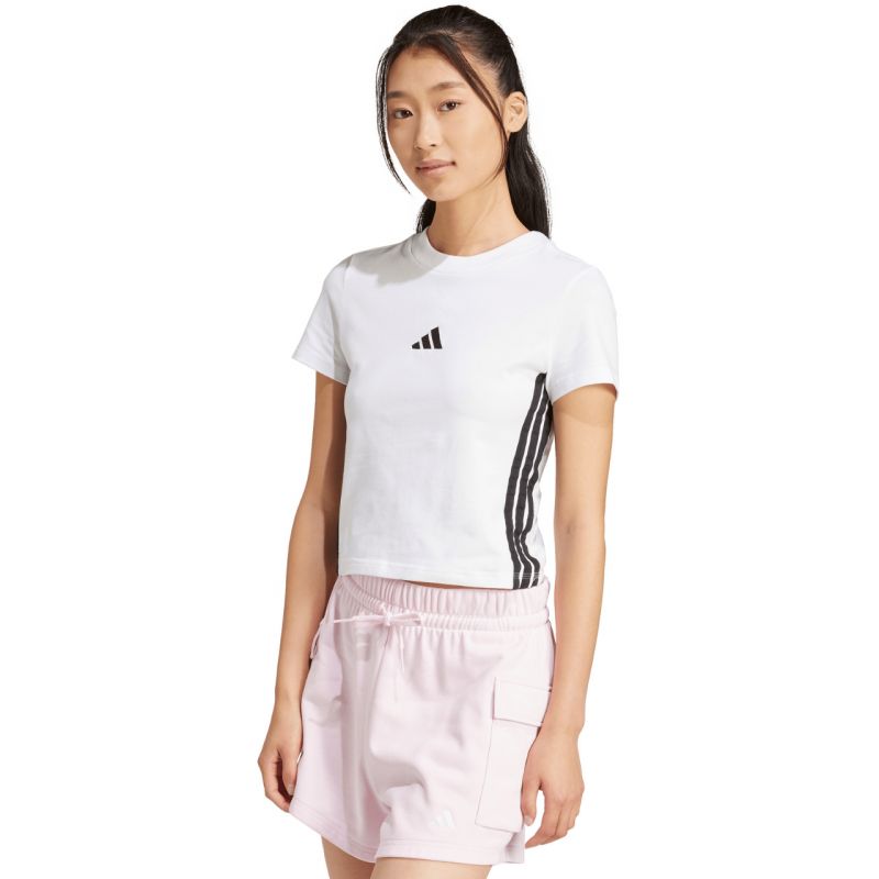 adidas Essentials 3-Stripes Slim Baby W T-Shirt JE1239 Clothing/Lifestyle/T-shirts Adidas