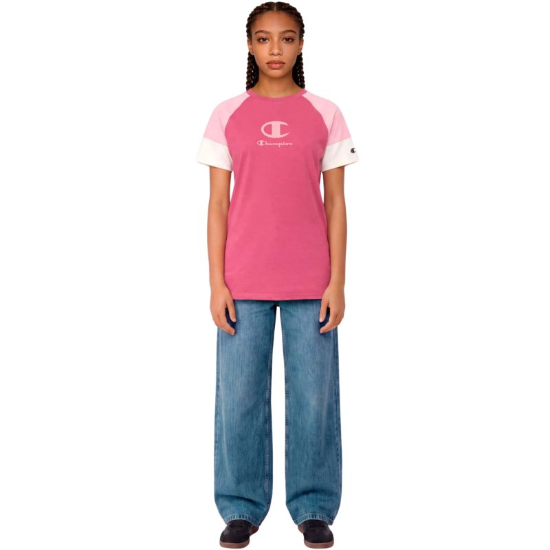 Champion SS Tee for Kids Pink 307719 PS029