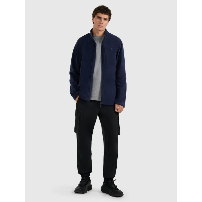 Men’s Regular-Fit Fleece with Stand Collar 4F 4FRMM00TFLEM435-31S