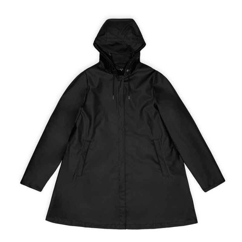 Rains A-Line Jacket W3 W 18050 01 Raincoat Clothing/Outdoor/Rains Your Sports Performance