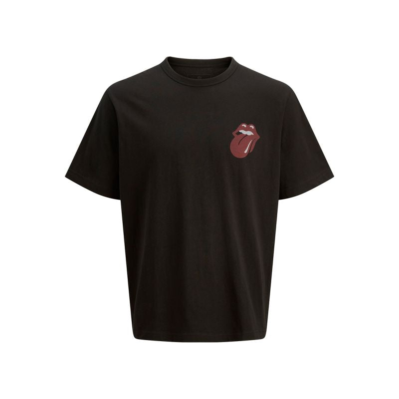 Jack&Jones T-shirt Rolling Stones JPRBLUSTONES SS TEE 12284292 BLACK To be categorized Your Sports Performance