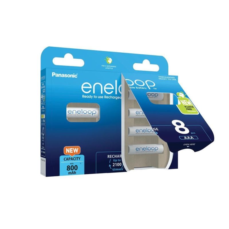 PANASONIC ENELOOP AAA 800 mAh 8 pcs Baterie, akumulatorki i ładowarki/Akumulatorki Your Sports Performance