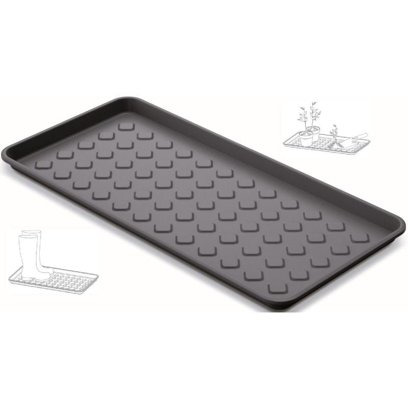DRAINER SHOE RACK DRY PAD BLACK PROSPERPLAST Footwear Your Sports Performance