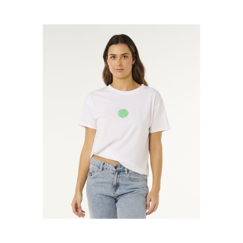 RIP CURL Icons Of Surf Relaxed Tee Women's White