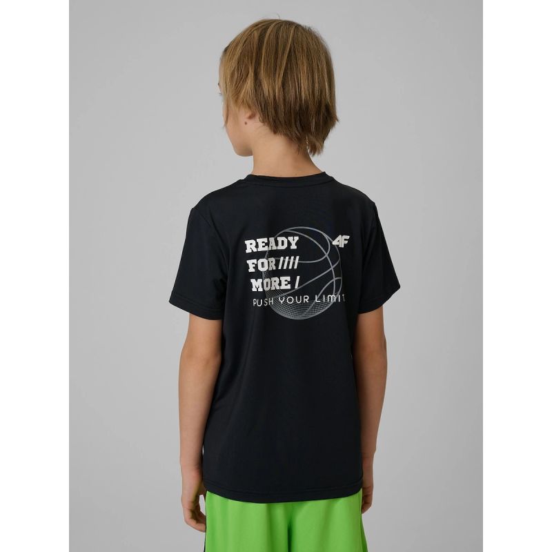 Boy's quick-drying sports T-shirt 4F 4FJRSS26TFTSM2390-20S 4f