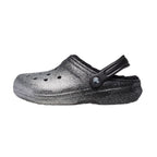 Crocs Classic Glitter Lined Clog Silver Flip-Flops - 205842-067 Obuwie/Klapki Your Sports Performance