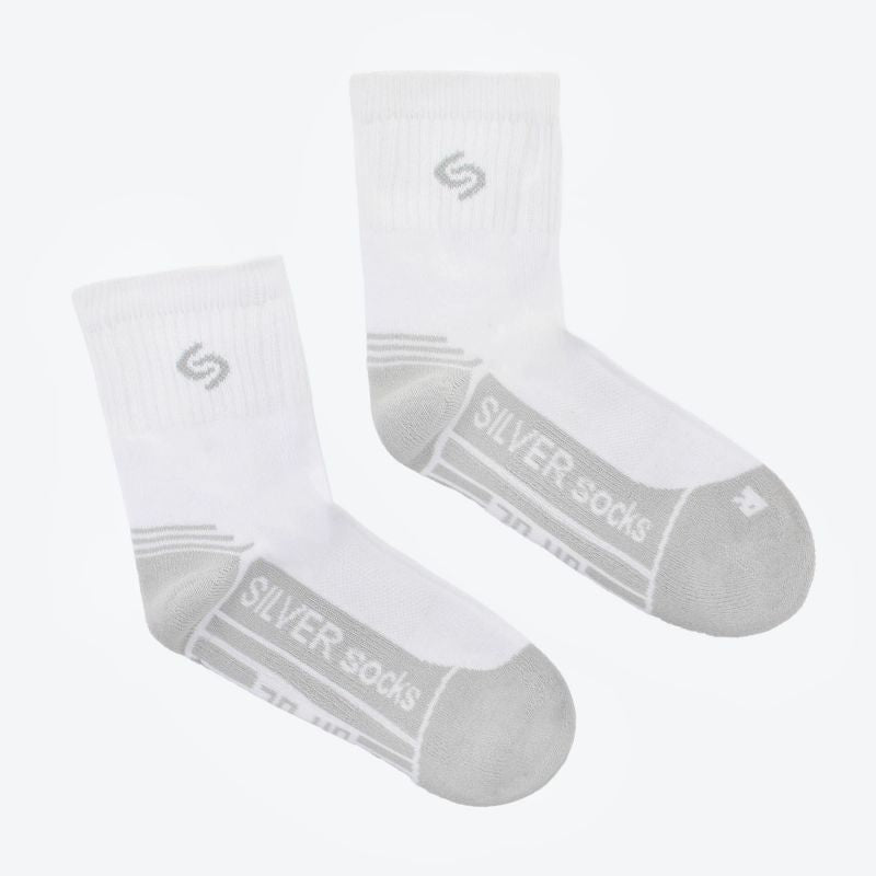 Inmove Athletic D.Silver M socks INMOVEATHLETICD.SILVER White/Grey Clothing/Training/Socks/Unisex/Inmove Your Sports Performance