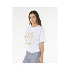 RIP CURL Women's Poolside Heritage Tee White