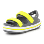 CROCS CROCBAND CRUISER SANDAL T KIDS SLATE GRAY/ACIDITY 209424-1NJ
