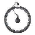 HMS HHW06 Hula Hoop with Studs, Weight and Counter, Black In preparation Your Sports Performance