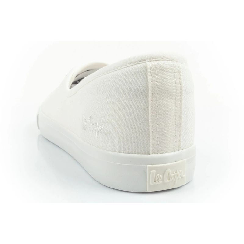 Lee Cooper shoes women's sneakers sporty white slip-on ballet flats