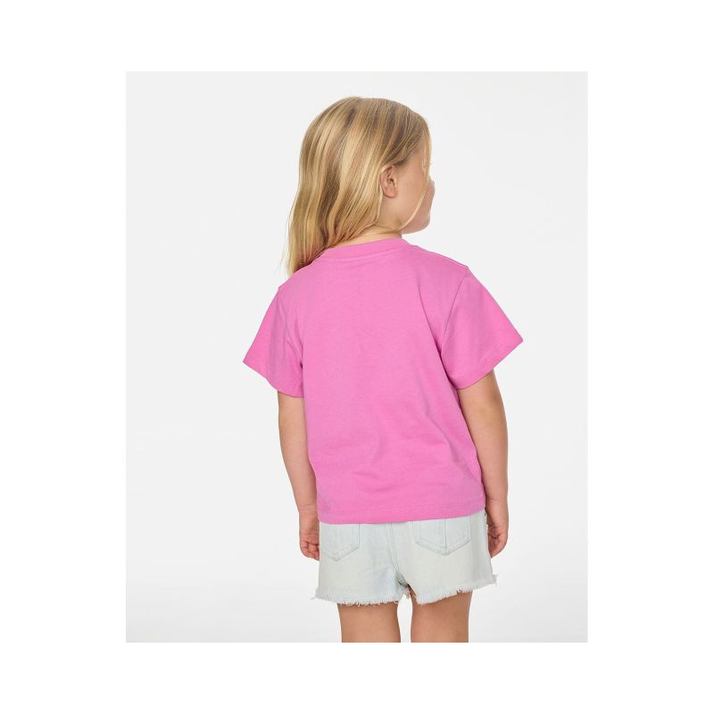 RIP CURL Surf Puff Relaxed Tee - Girl Pink