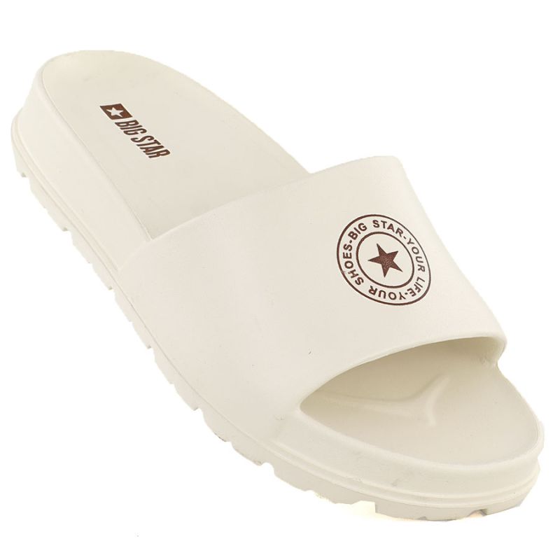 Women's pool beach flip-flops on a platform, black Big Star TT274A044 To be categorized Your Sports Performance
