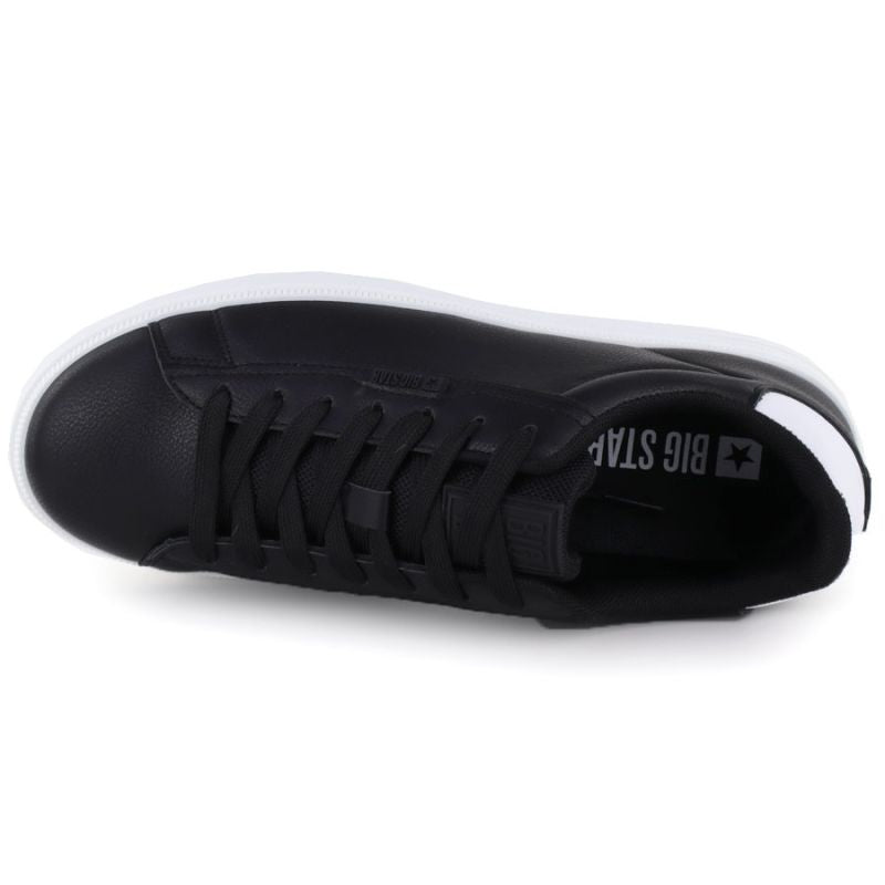 Men's sports shoes, eco-leather, black, Big Star TT174332 To be categorized Your Sports Performance