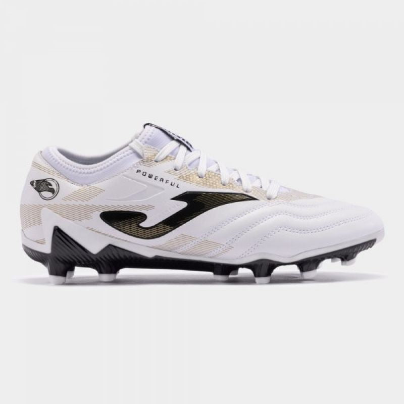 POWERFUL 2402 WHITE GOLD FIRM GROUND Footwear/Football Your Sports Performance