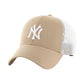 '47 Brand New York Yankees MVP Branson Jr. B-BRANS17CTP-KHH-KIDS Cap Clothing/Lifestyle/47 Brand Your Sports Performance
