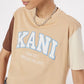 Karl Kani Serif Crop Block Tee W 6130858 Clothing/Lifestyle/T-shirts/Karl Kani Your Sports Performance