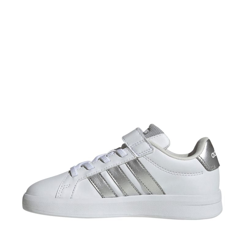 Adidas Grand Court 3.0 Kids' Shoes White and Silver JP9368