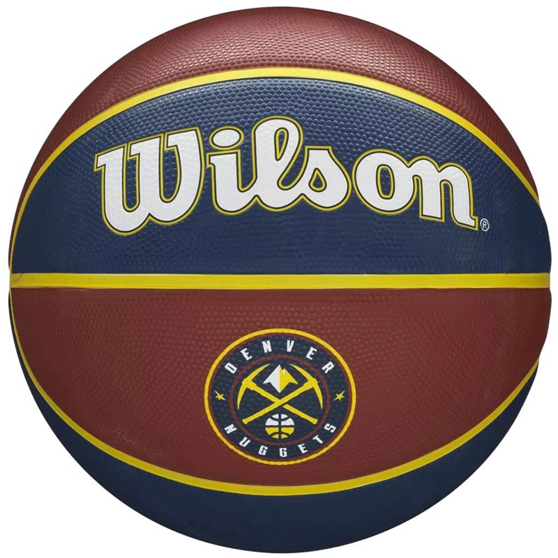 Wilson NBA Team Denver Nuggets Ball WTB1300XBDEN Accessories/Balls/Basketball Your Sports Performance