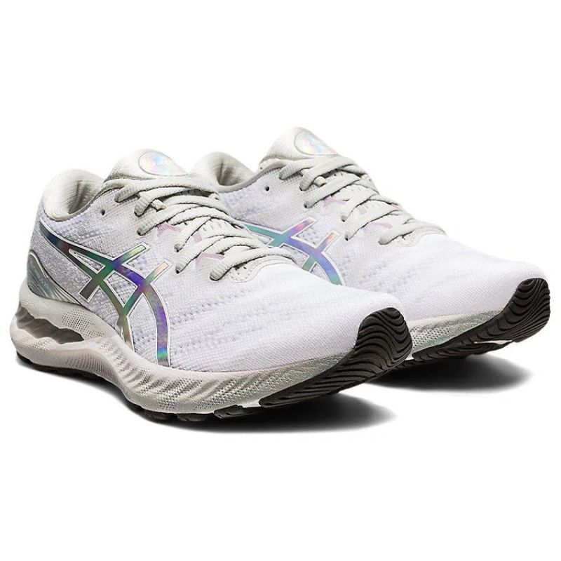 ASICS GEL-NIMBUS 23 PLATINUM GLACIER GRAY/WHITE (1012B132-020) To be categorized Your Sports Performance