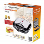 Esperanza ASIAGO EKT011 sandwich maker (1000W; black and silver) AGD - Produkty/Opiekacze Your Sports Performance