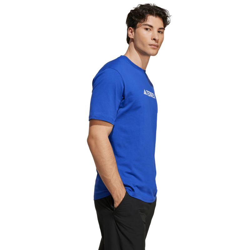 Men's adidas Terrex Classic Logo T-shirt blue JF9146 To be categorized Your Sports Performance