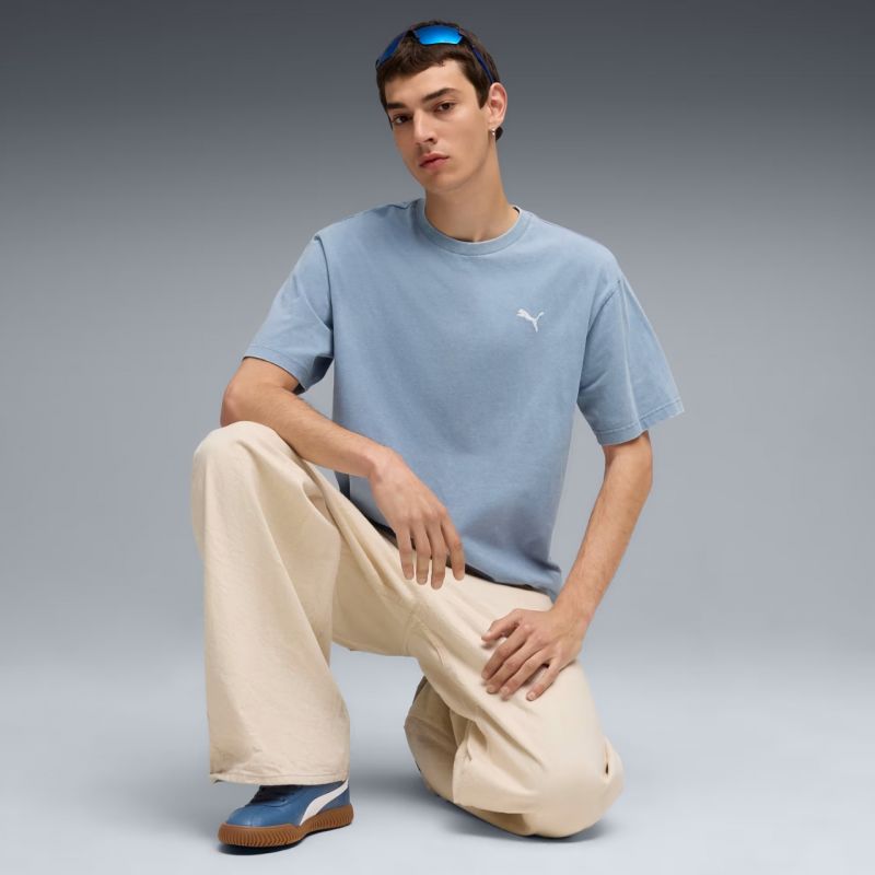 Puma Ess Elevated Relaxed Wash Tee M 688048 34 Clothing/Lifestyle/T-shirts Your Sports Performance