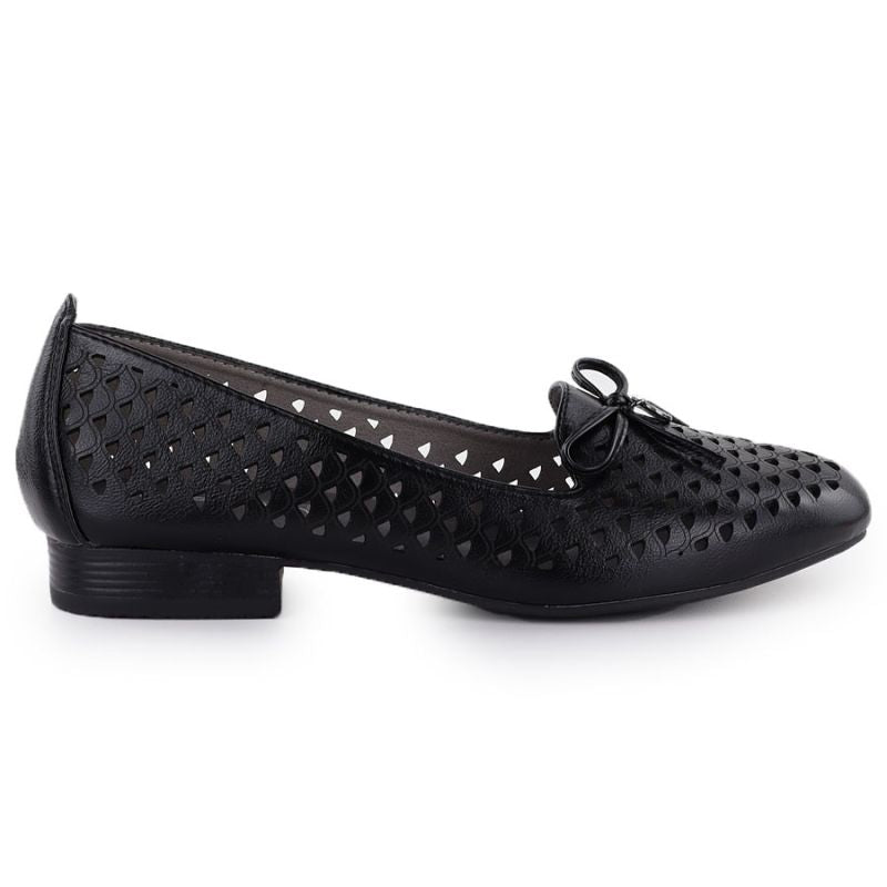 Women's openwork lords shoes black Jezzi 222-5 To be categorized Your Sports Performance