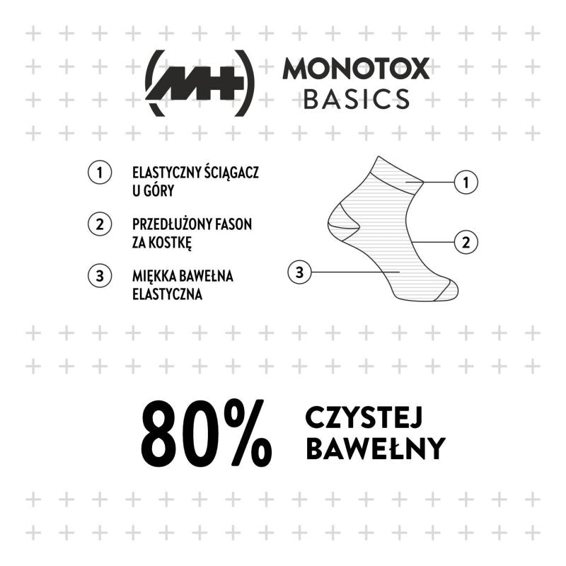 Monotox Basics Ankle Socks Mix 3-Pack MX20007 Clothing/Training/Socks/Unisex/Monotox Asics