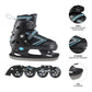 NILS EXTREME NH11912 A 2IN1 ROLLER SKATES BLACK-BLUE SIZE S (31-34) WITH REPLACEABLE HOCKEY BLADE Import z Action/Skating/Rolki, wrotki Your Sports Performance