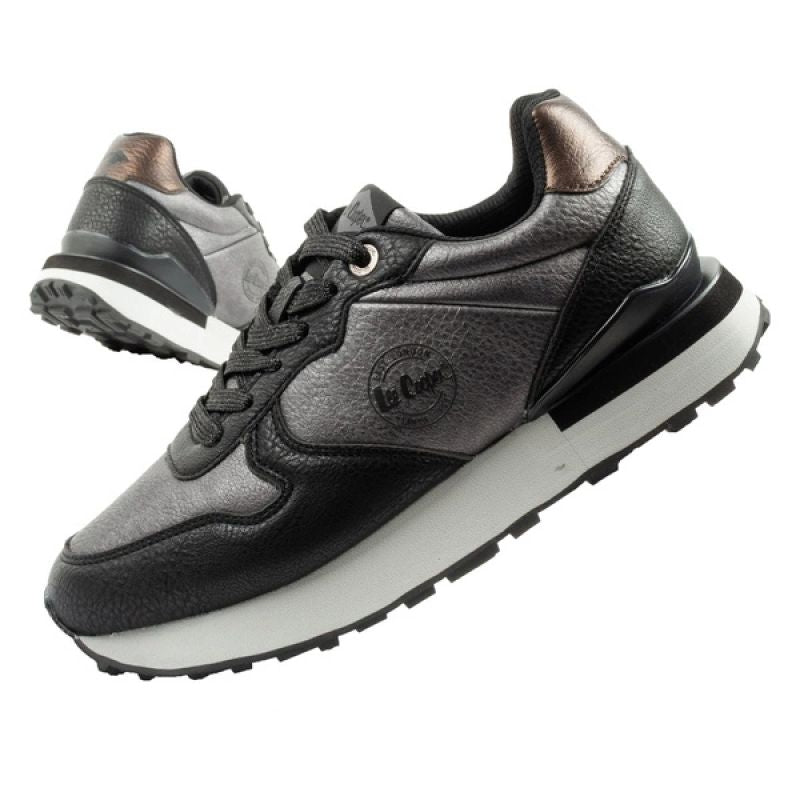 Lee Cooper sports shoes sneakers women's fashionable comfortable durable gray black Lee Cooper