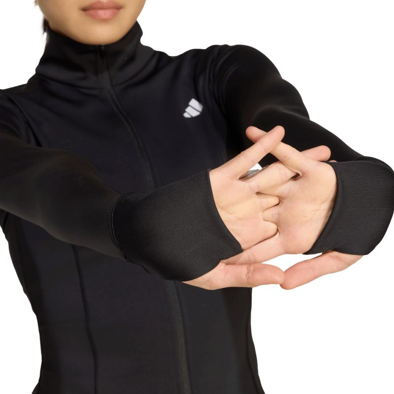 adidas Optime Essentials Full-Zip Women's Sweatshirt Black JM9185