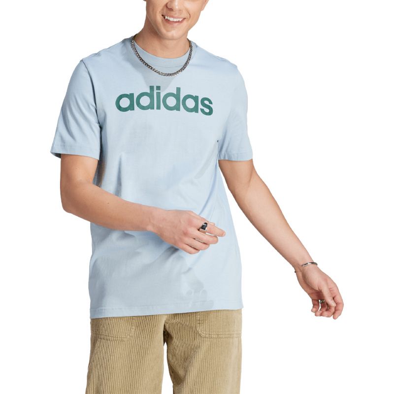 adidas Essentials Single Jersey Linear Embroidered Logo Tee M IJ8651 Clothing/Training Adidas