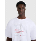 Men's oversized printed T-shirt 4F 4FRAW25TTSHM3257-10S 4f