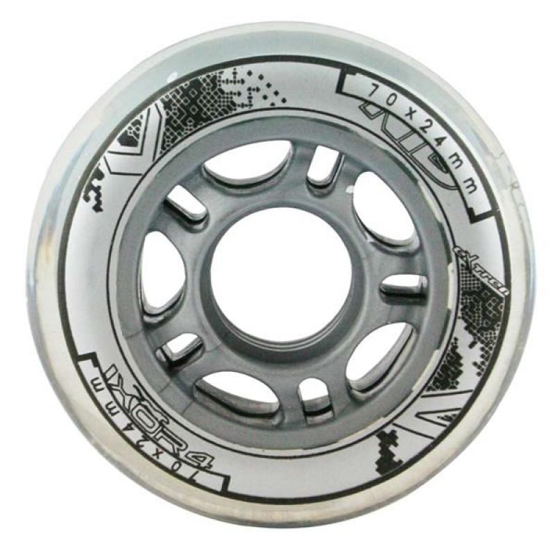 PU 70x24 82A TRANSPARENT WHEELS (4 pcs.) NILS EXTREME In preparation Your Sports Performance