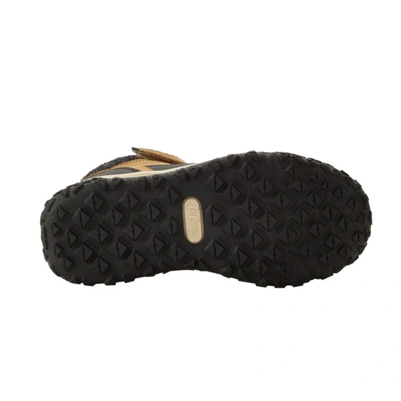 Lee Cooper brown ankle boots with Velcro closure